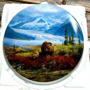 Bradford Ex. Vintage Plates. Alaska: The Last Frontier Series "Autumn Grandeur”​